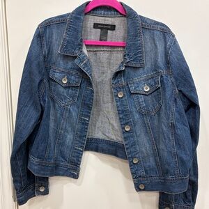 Ashley Stewart Classic Blue Jean Jacket